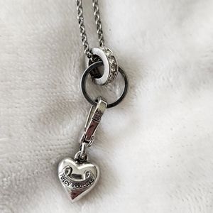 Juicy charm necklace with juicy charm